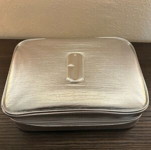 Clinique Toiletries Travel Case Silver